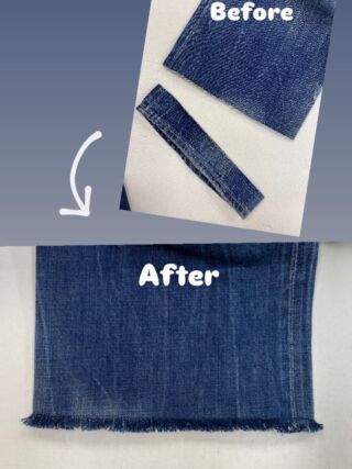 えだこ サイズお直し11号にして発送 洋服のお直し 華陀